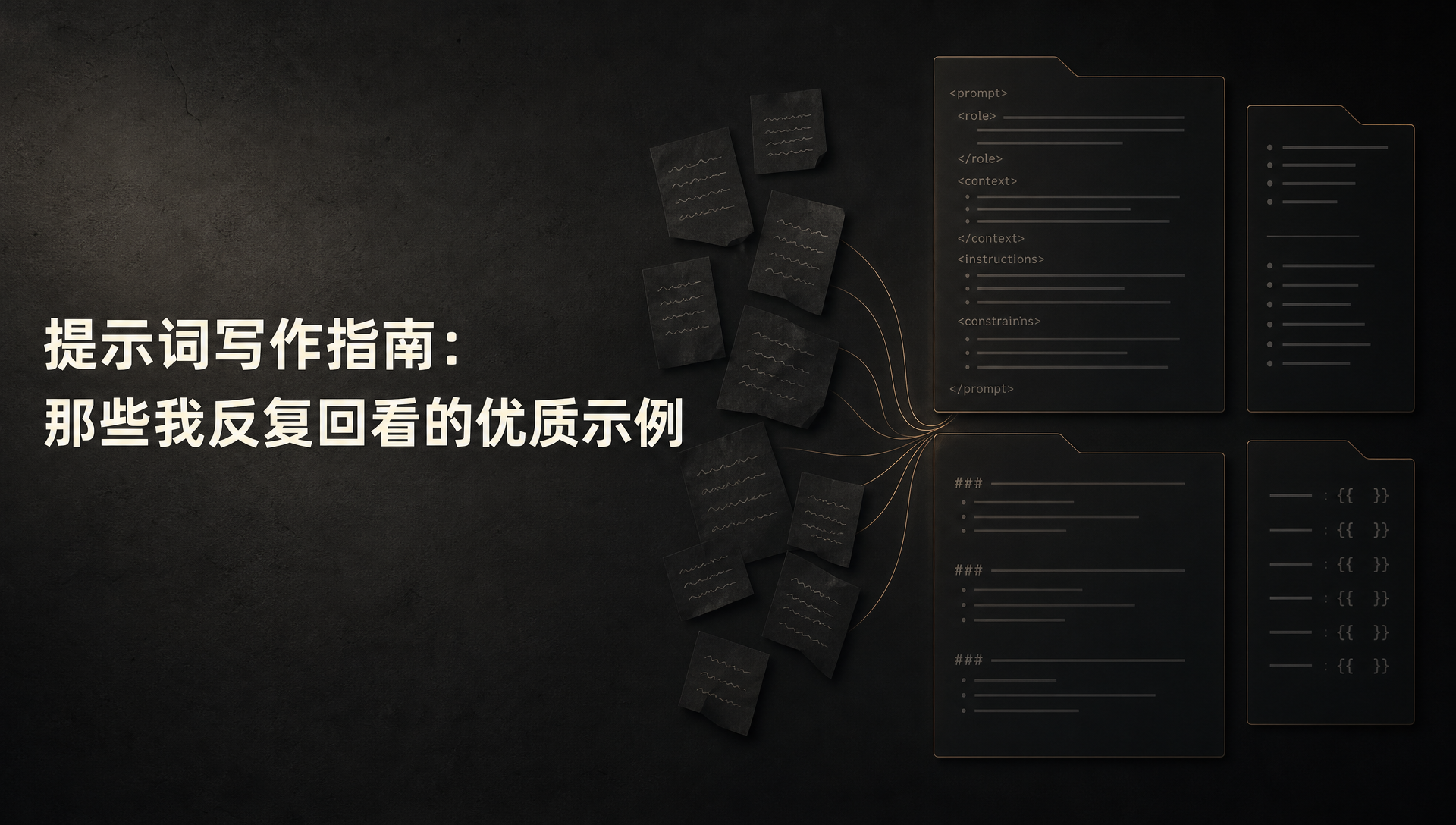 提示词写作指南:那些我反复回看的优质示例