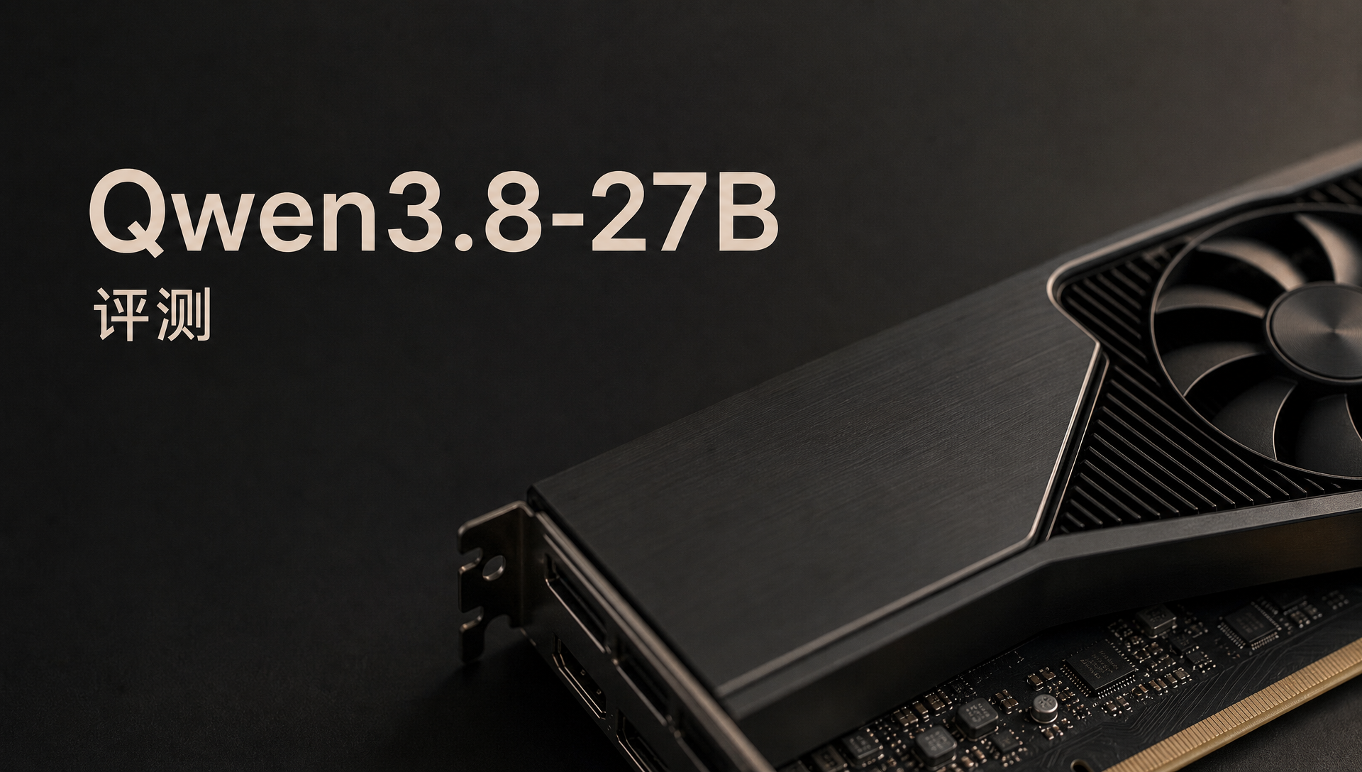 Qwen3.8-27B评测：MoE之外的Dense路线 | 本地部署完整指南