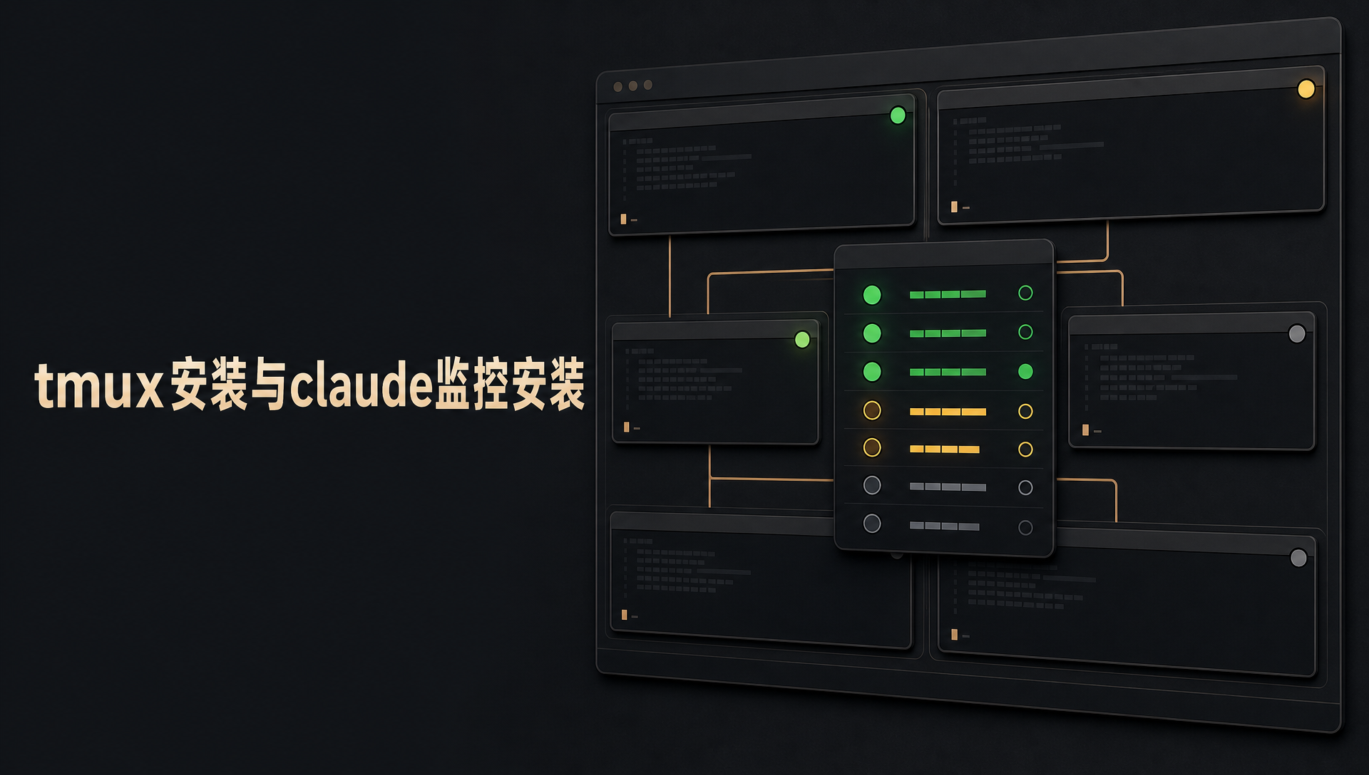 tmux安装与claude监控安装