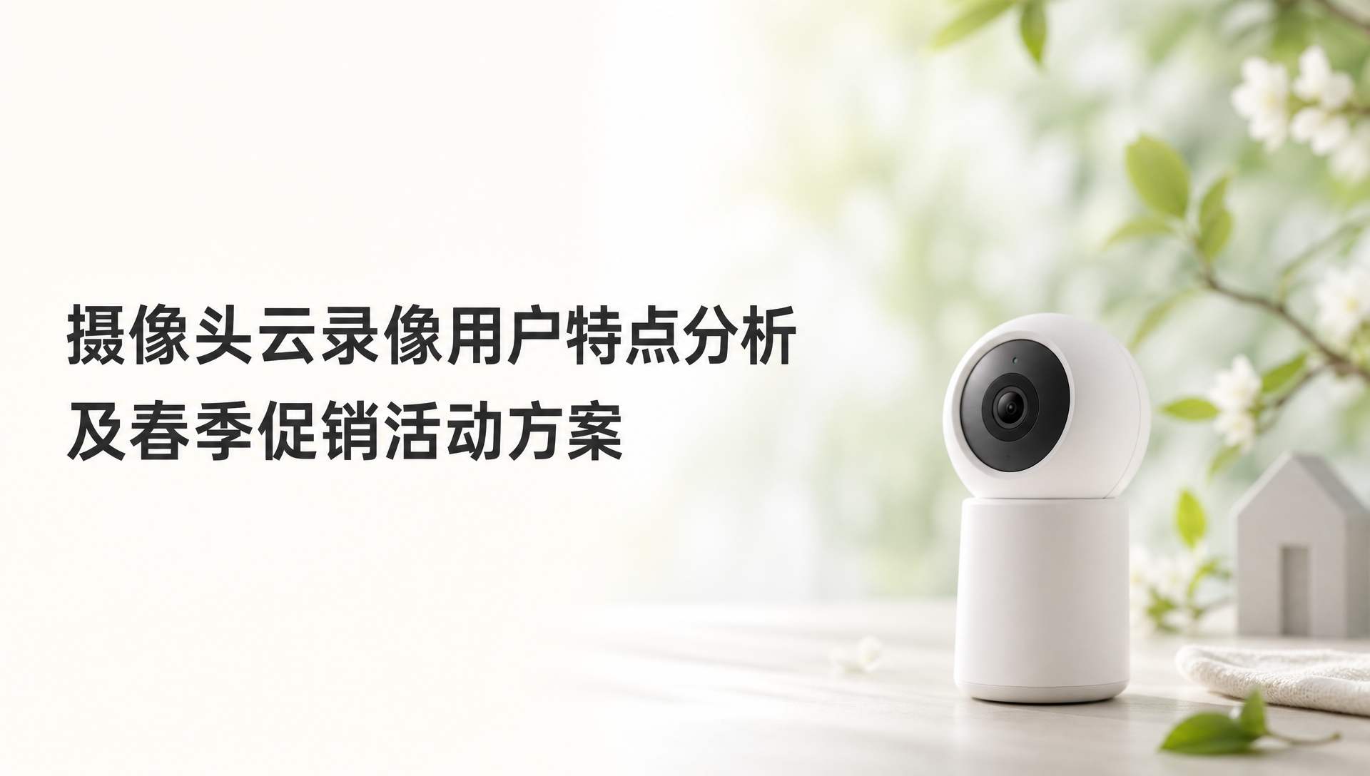 摄像头云录像用户特点分析及春季促销活动方案